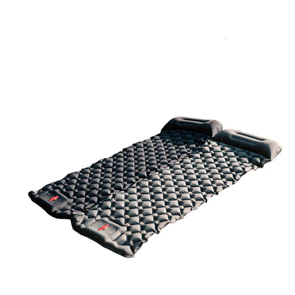 Inflatable Camping Mat with Pillow – Self-Inflating Mattress Habicare