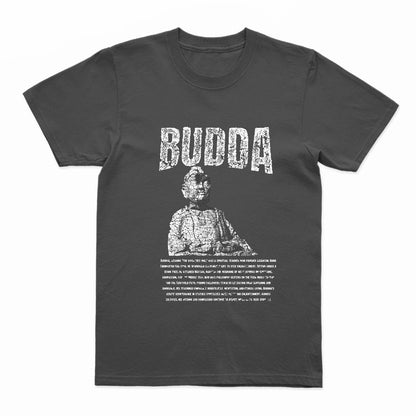 COOLMIND U0003 Buddha Statue Graphic Cotton Tee