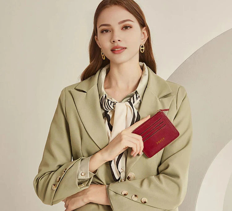 FOXER PU Leather Short Wallet