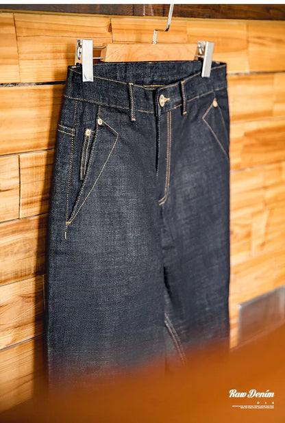 Maden Vintage 13.5oz Heavyweight Coloured Selvedge Raw Denim Jeans