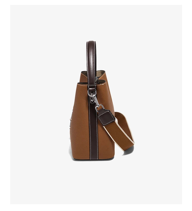 FOXER New Lady's Handbag Fashion 2026 Spring Summer Genuine Leather Casual Women Tote Bag Large Capacity Crossbody Shoulder Bag