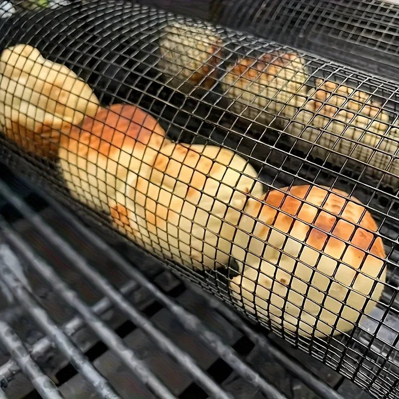 2pc Stainless Steel Grill Basket Set