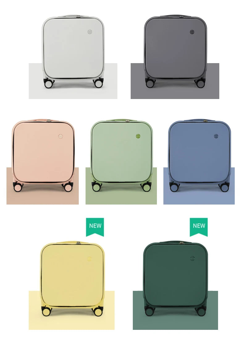 Mixi 18-inch Carry-on Suitcase