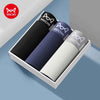 MiiOW Men's Cotton Boxer Shorts — Antibacterial 3-Pack