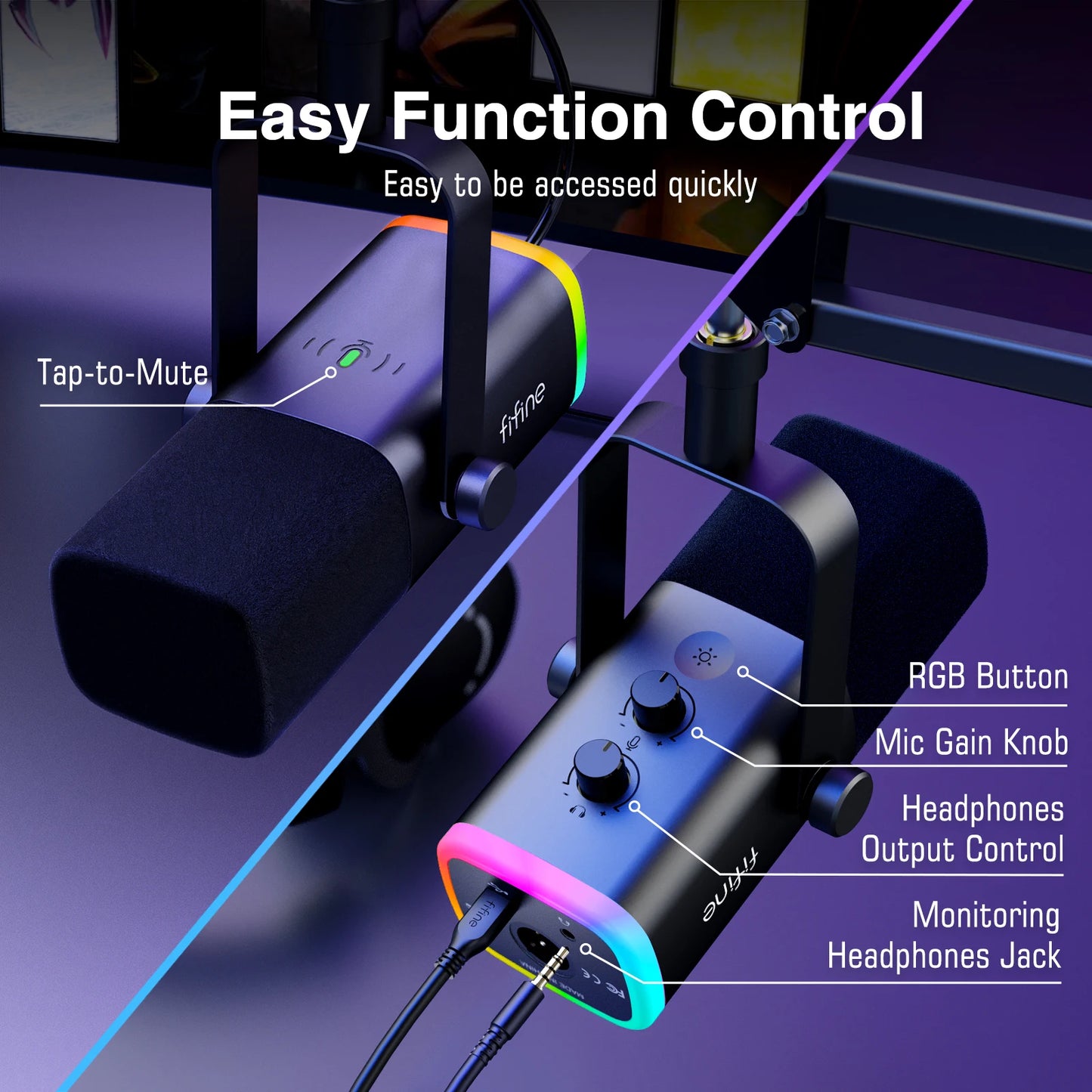 FIFINE Dynamic XLR Microphone Kit: Elevate Your Sound Experience