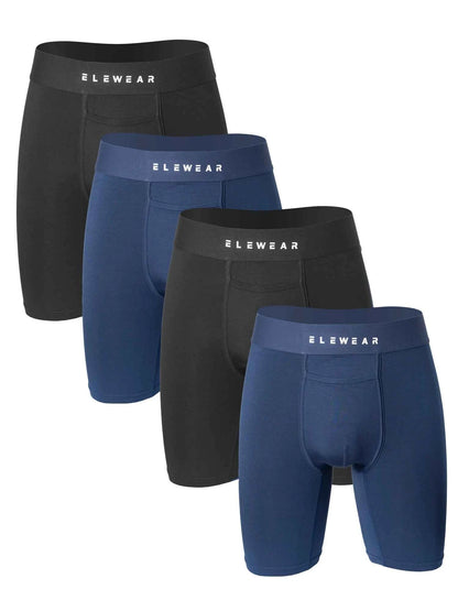 4pcs Men's Breathable Modal Underwear with Opening - Comfortable Boxershorts