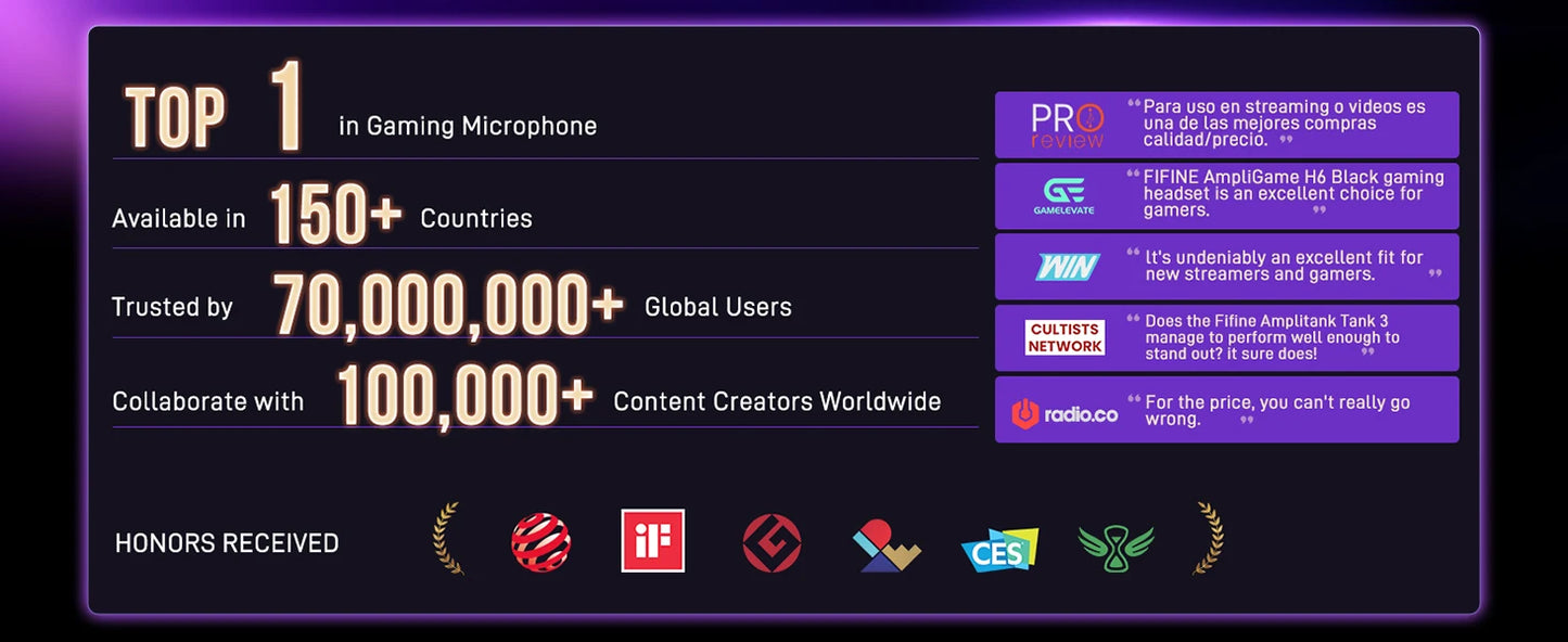 FIFINE Dynamic Gaming Microphone: Elevate Your Streaming & Recording Experience