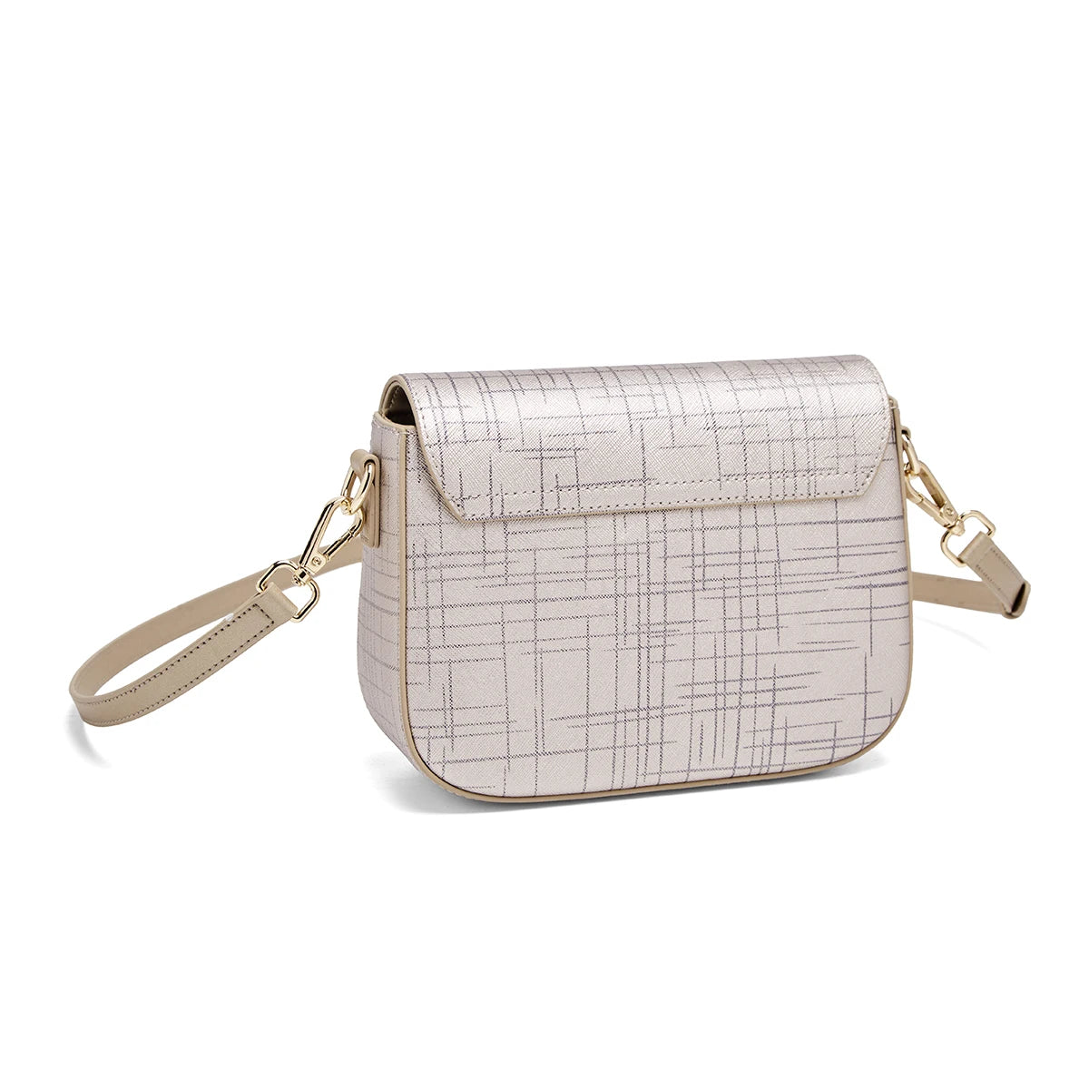 FOXER Female Shoulder Bag Split Leather Crossbody Bag Fashion Luxury Design Saddle Bag Commute Daily Use Gift for Lover