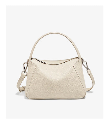FOXER Lady's Handbag Cow Leather Shoulder Bag Small Size Crossbody Minimalist Style Bag Commute Work High Quality