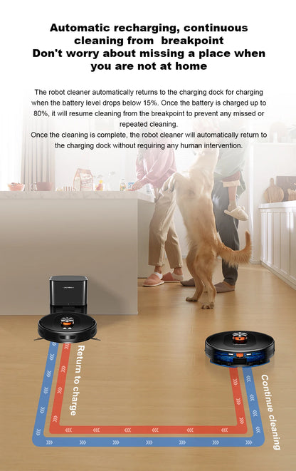 2026 Liectroux T9 Robot Vacuum Cleaner