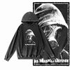 COOLMIND G21 Vintage Graphic Acid-Washed Black Hoodie