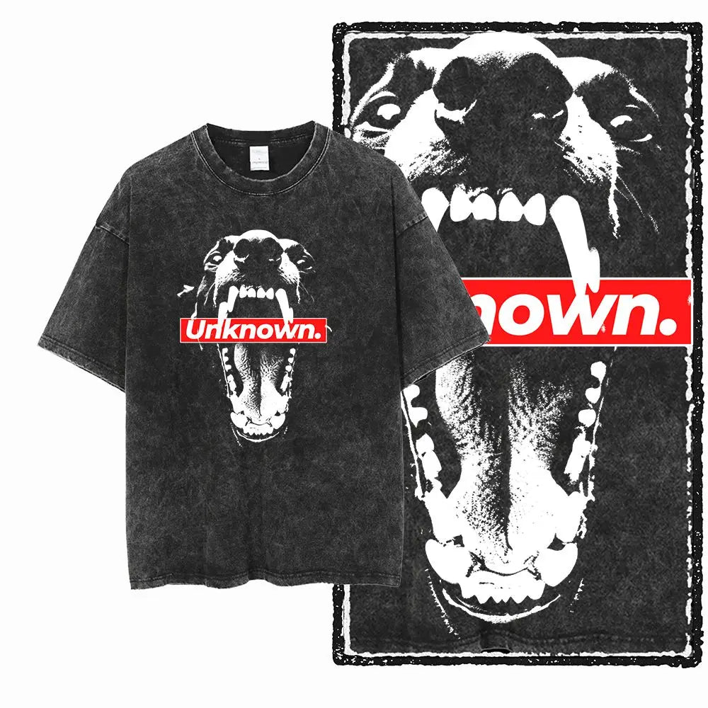 G22 Exclusive Vintage Streetwear Cotton Men's COOLMIND Graphic T-shirt | Acid Washed Big Size Cool O-neck Men's Tee Tshirt