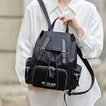 ZOOLER Oxford & Leather Backpack
