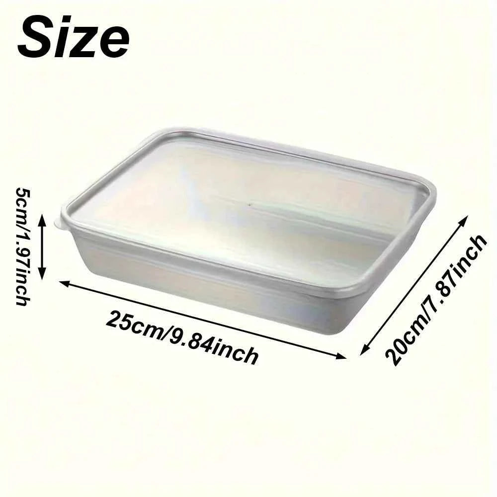 3pcs Stainless Steel Food Containers & Lunch Box, Leakproof Stackable Clear Lids, Kitchen Items and Accessories for Camping