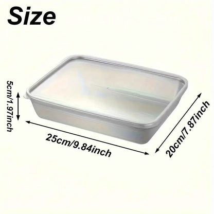 3pcs Stainless Steel Food Containers & Lunch Box, Leakproof Stackable Clear Lids, Kitchen Items and Accessories for Camping