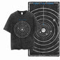 G44 Exclusive 100% Cotton Men's Big Size Space Graphic T-shirt | Acid Washed Streetwear Cool O-neck Men's Tee Tshirt
