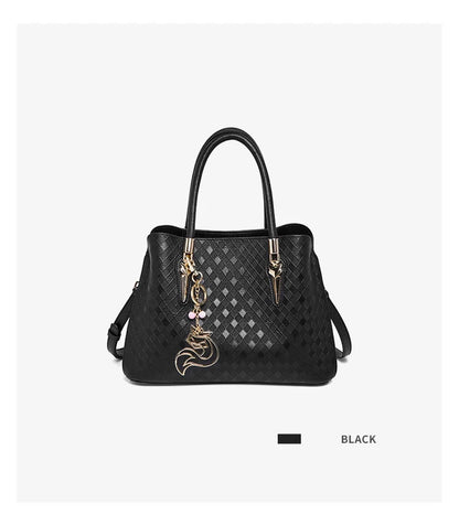 FOXER Luxury Genuine Leather Women's Shoulder Bag