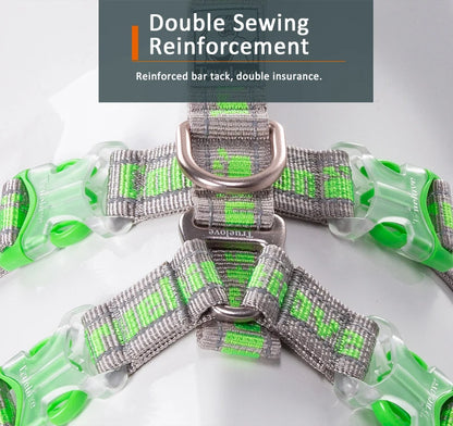 Truelove Double H Harness Neoprene Padding Durable Strong Reflective Gow in the Dark Aluminum Alloy Fitting Light Weight TLH6571