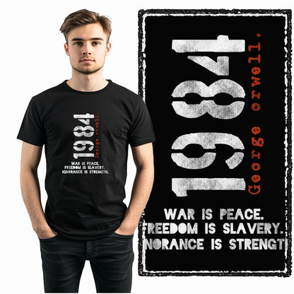 COOLMIND X0014 1984 Vintage Graphic Cotton Tee