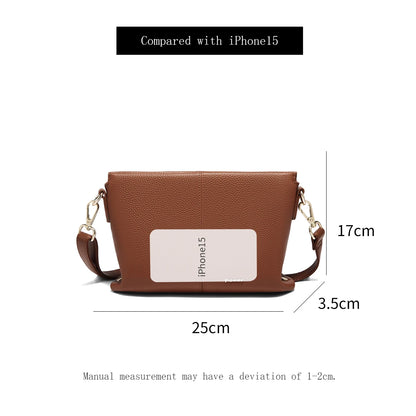FOXER Lady's Shoulder Bag Cowhide Leather 2026 New Cross Body Bag Commute Work Handbag Casual Cellphone Purse