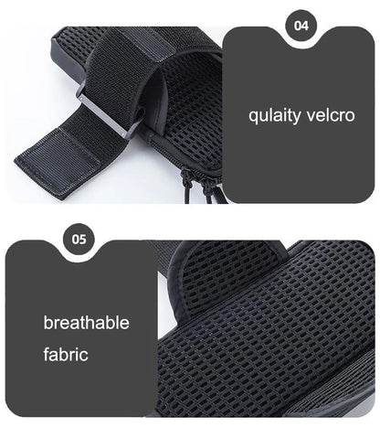 Waterproof Running Armband Phone Holder – 2 Pocket Sports Wrist Wallet for Gym & Outdoor Exercise (Fits up to 6.8” phone) ECOTREK