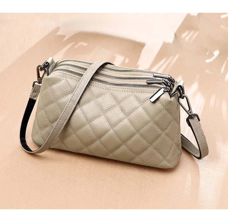 FOXER Genuine Leather Women's Shoulder Bag