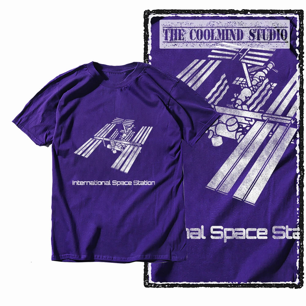 COOLMIND Z1150 ISS Space Station Graphic Cotton Tee