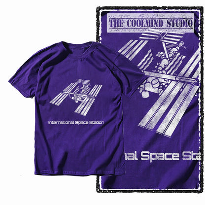 COOLMIND Z1150 ISS Space Station Graphic Cotton Tee