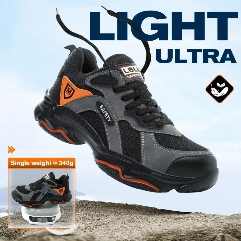 Unisex Safety Shoes Featuring Anti-Smash Steel Toe Protection - ShopHub