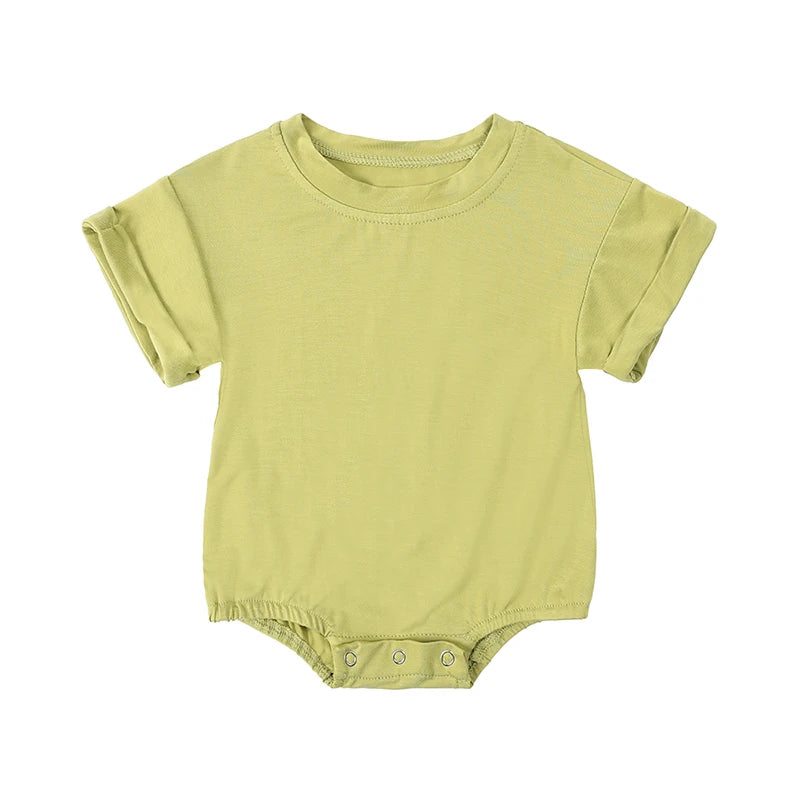 Kids Tales Sunny Days Bamboo-Blend Short-Sleeve Baby Bodysuit