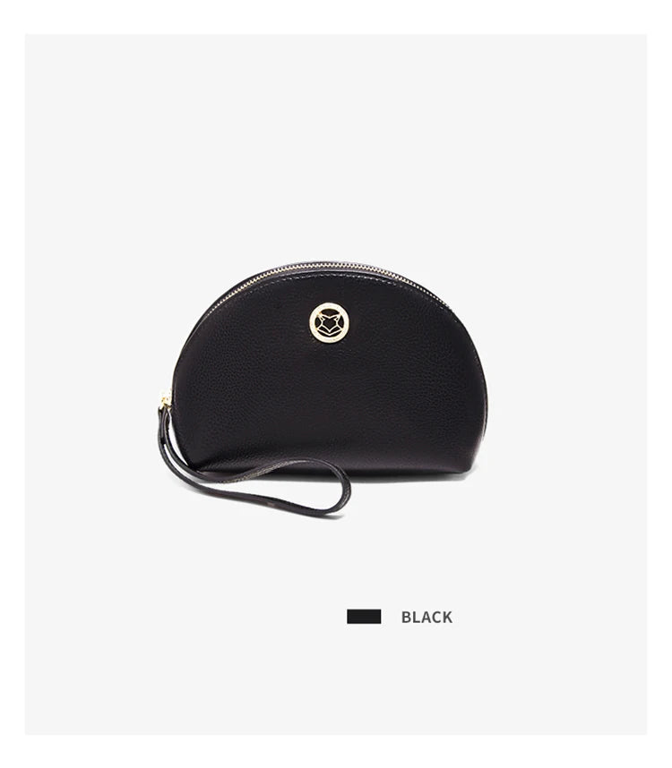 FOXER Genuine Leather Women's Mini Wristlet