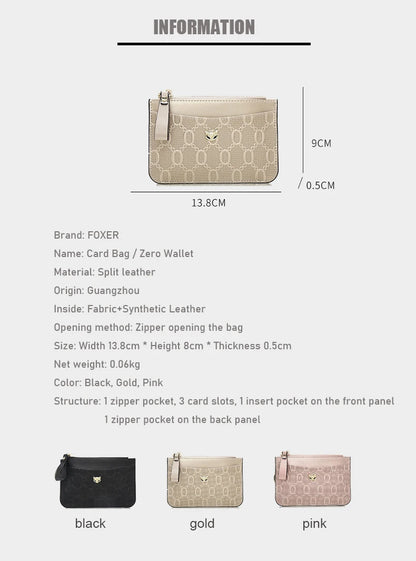 FOXER Women's Wallet – Elegant, Compact, Premium