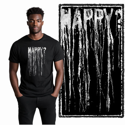 COOLMIND ZG008 Happy Print Cotton Tee