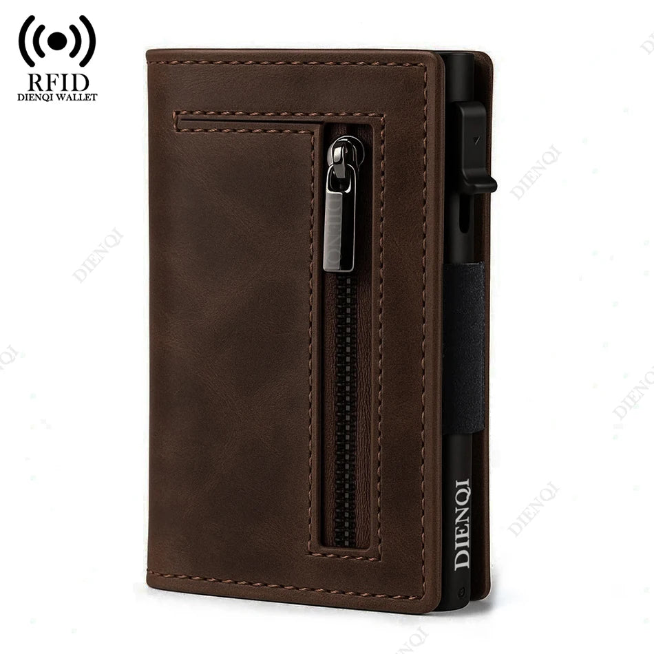 DIENQI Anti-RFID Card Holder Wallet
