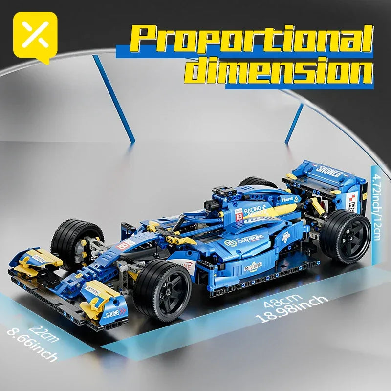 TOYLINX 1:10 Building Racing Car Blocks - ShopHub