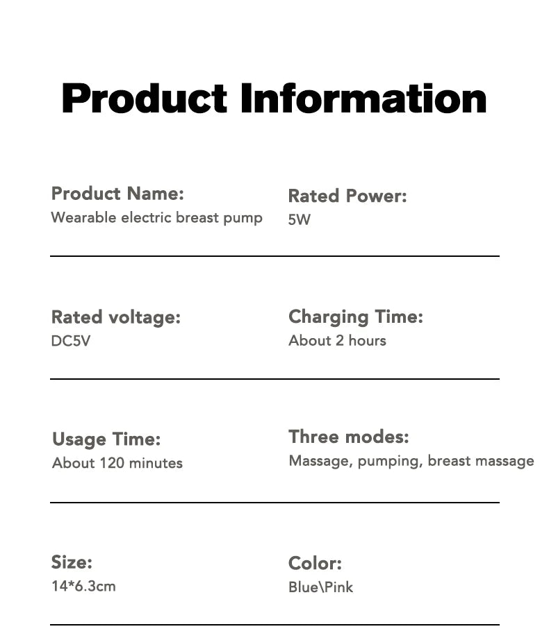 MAMIJOY Portable Double-sided Wearable Smart Breast Pump