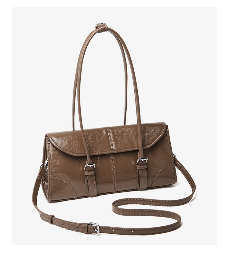 FOXER Women's Genuine Leather Shoulder Bag