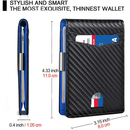 Rfid Microfier Leather Men's Luxury Wallets
