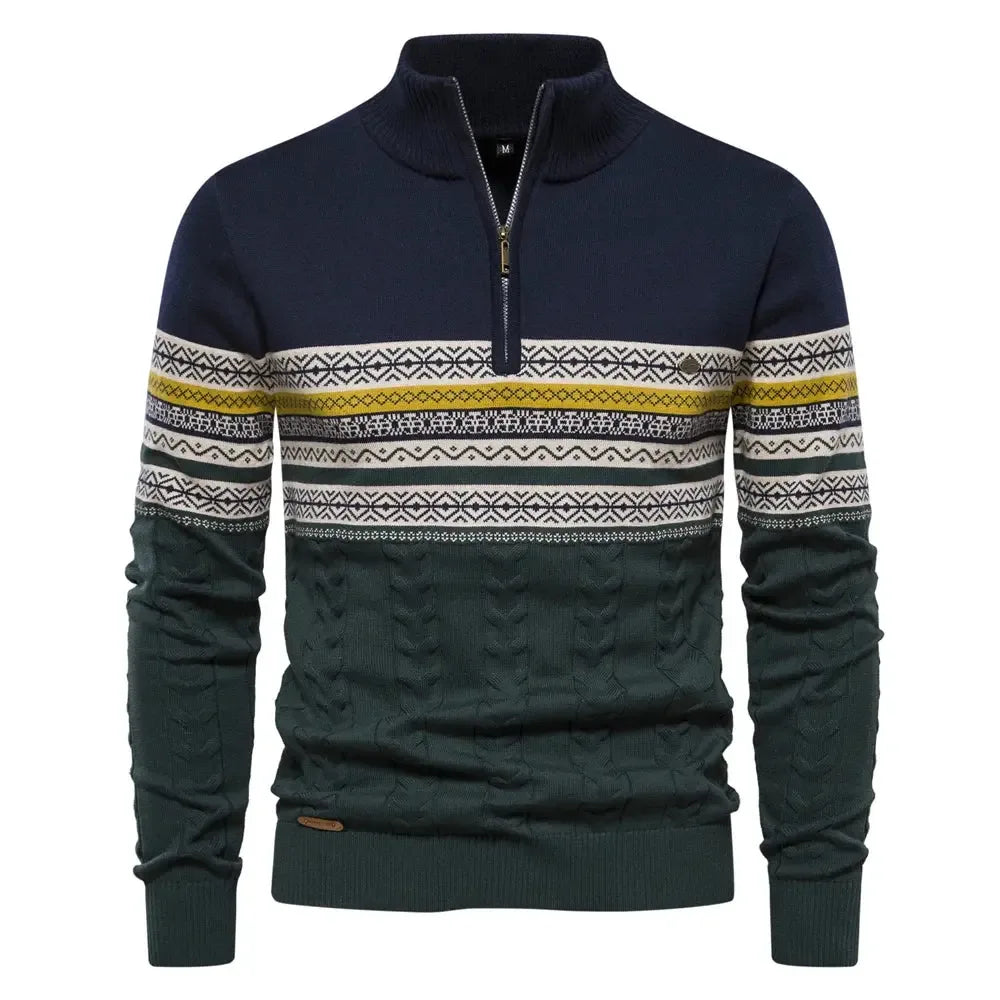 AIOPESON Men's High-quality Zipper Sweaters - ShopHub
