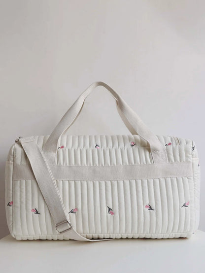 Tiny Trails Embroidered Nappy Tote Bag