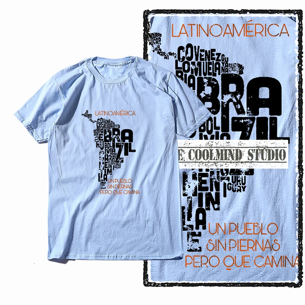 COOLMIND X0044 Latin Spirit Graphic Cotton Tee