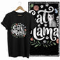 COOLMIND Black Cat Graphic T-Shirt | Women's 50-Design
