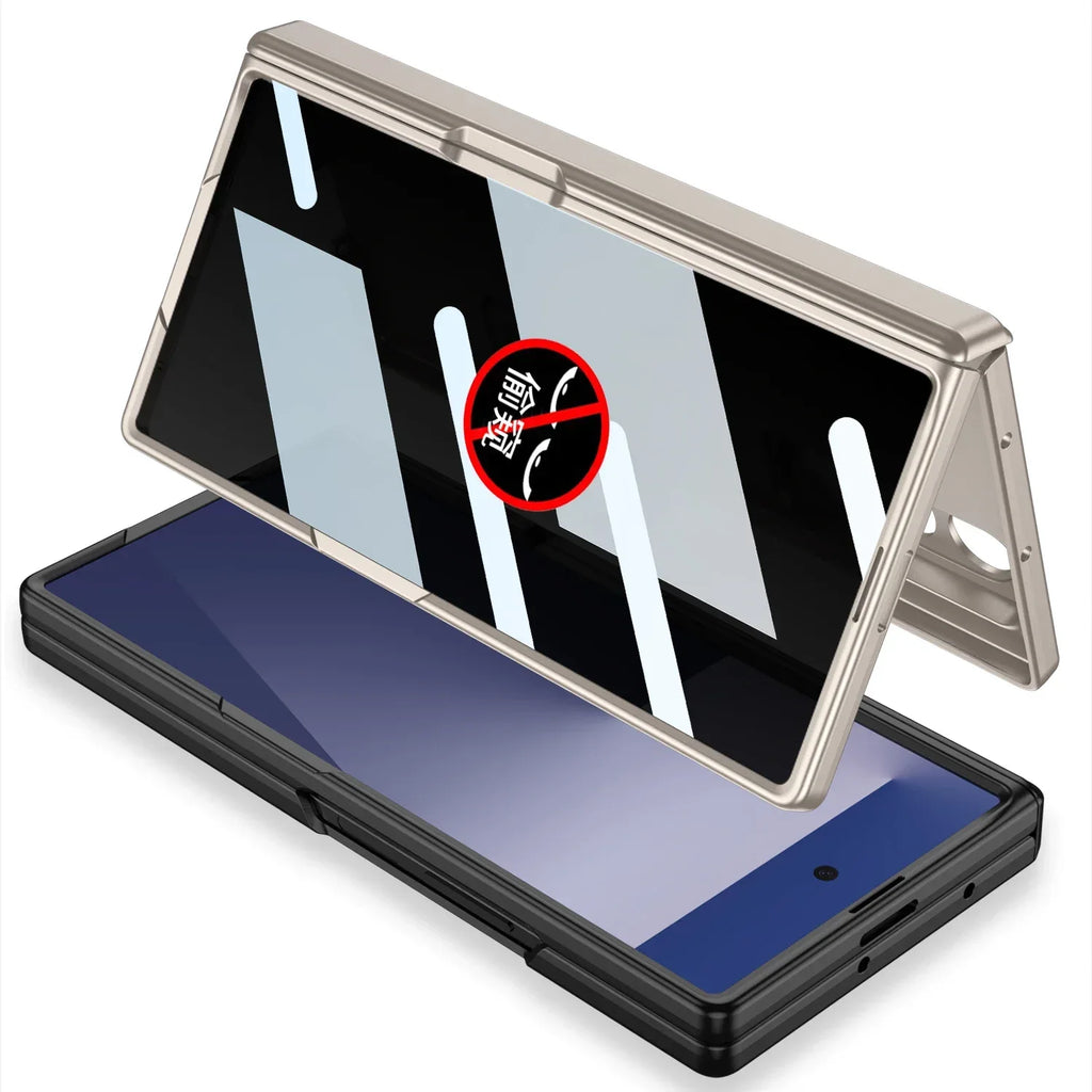 GKK Magnetic Hinge Anti-Peek Glass Case for Samsung Galaxy Z Fold 7 & 6 - ShopHub