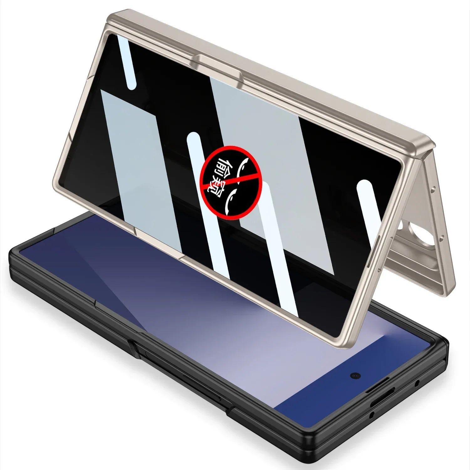GKK Magnetic Hinge Anti-Peek Glass Case for Samsung Galaxy Z Fold 7 & 6 - ShopHub