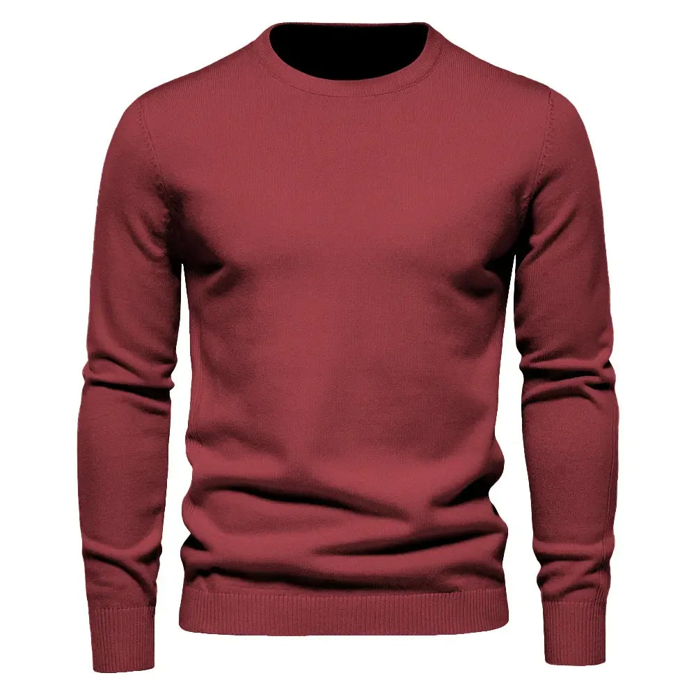 AIOPESON O-Neck Pullover Men's Sweaters - ShopHub