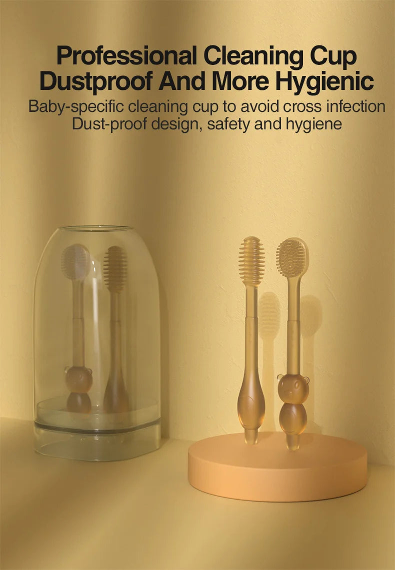 Dr.Isla 3-In-1 Baby Silicone Tongue Brush