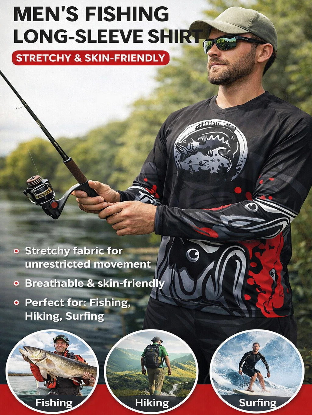 Long Sleeve Fishing Shirt ShopHub