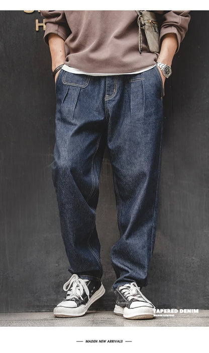 Maden Retro Denim Wash Baggy Men's Jeans