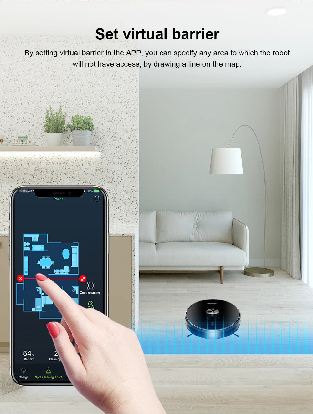 Liectroux/Lilin X6 Robot Vacuum Cleaner