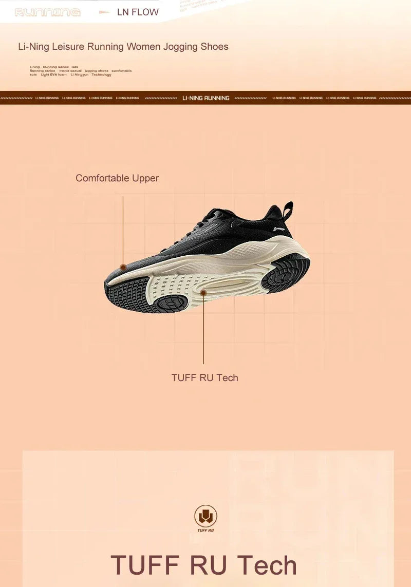 Li-Ning Women's LN FLOW Running Shoes - ShopHub